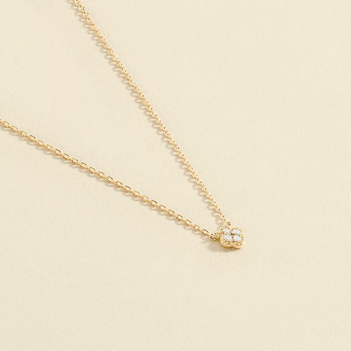 Collier ras du cou BELOVED - Cristal / Doré - Colliers  | Agatha
