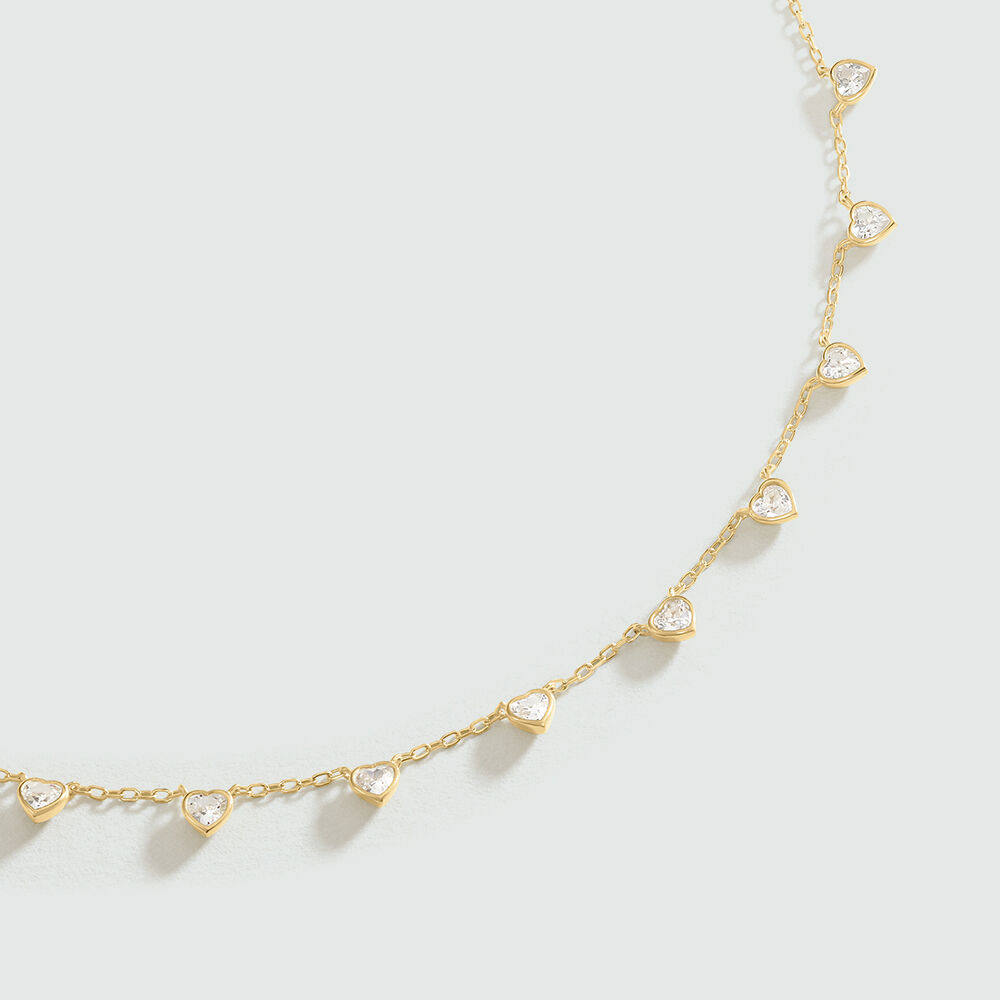 Collier ras du cou ADOREE - Cristal / Doré - Colliers fantaisie  | Agatha