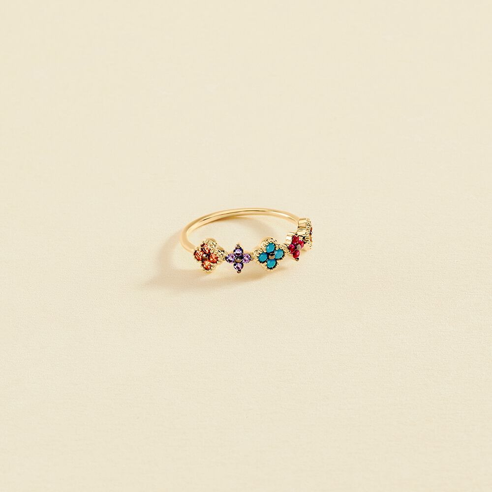 Bague multicolore deals