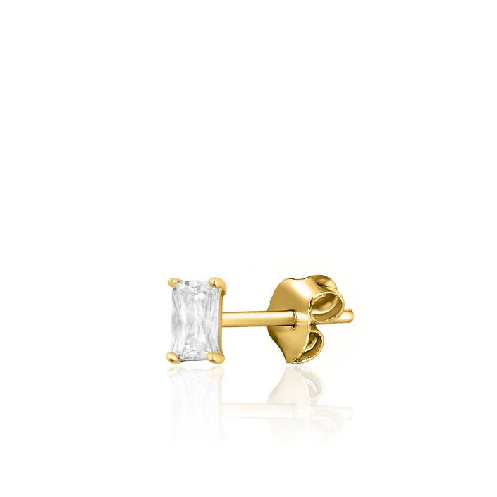 Piercing puce EMERALD - Cristal / Doré - Piercings  | Agatha