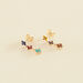 Boucles d'oreilles pendantes BELOVED - Multicolore / Doré - Boucles d'oreilles  | Agatha