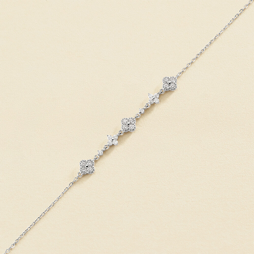 Bracelet souple BELOVED - Cristal / Argenté - Bracelets fantaisie  | Agatha