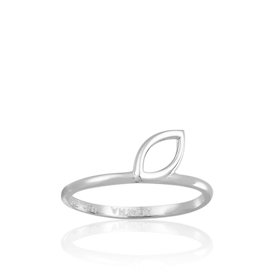 Bague fine LEAVES - Argenté - Bagues  | Agatha