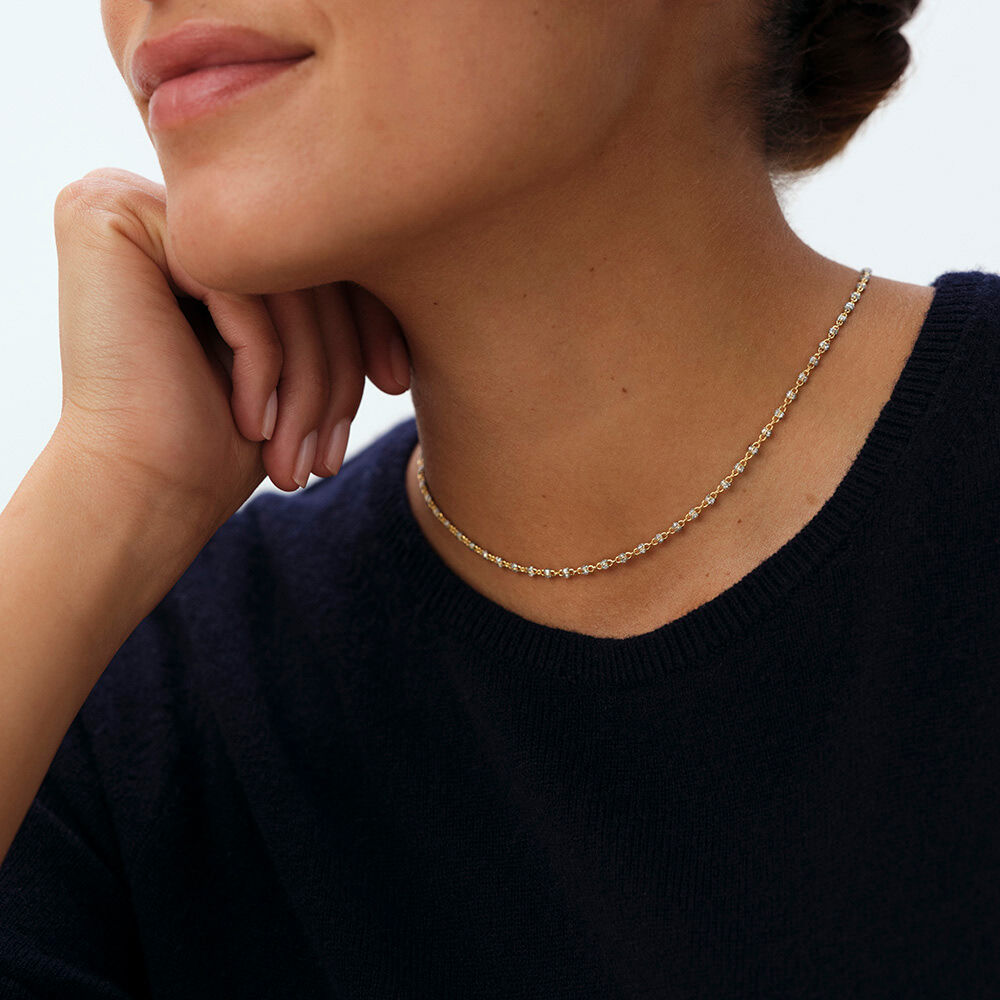 Collier ras du cou SMARTY - Argent&eacute; / Dor&eacute; - Colliers ras du cou  | Agatha