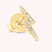Piercing puce ECLAIR - Cristal / Doré - Piercings  | Agatha