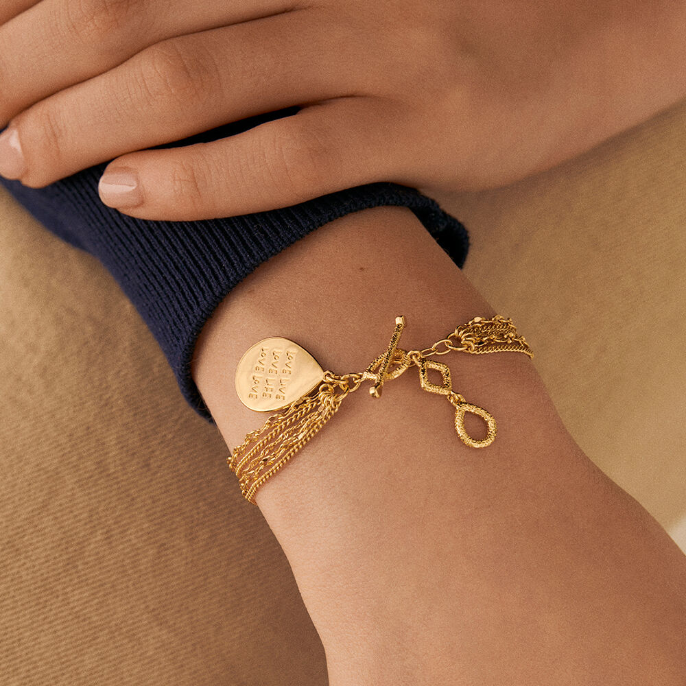 Bracelet souple NEBET - Doré - Bracelets  | Agatha
