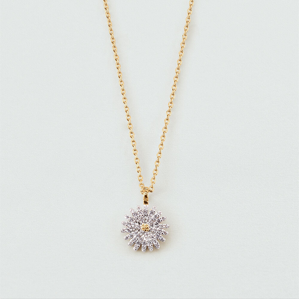 Collier ras du cou BLOSSOM - Cristal / Dor&eacute; - Colliers fantaisie  | Agatha