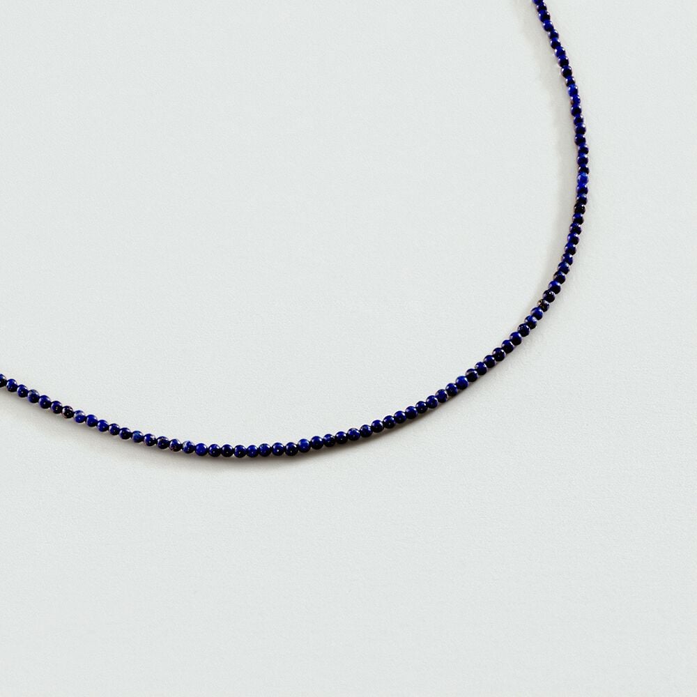 Collier ras du cou PIERRES NATURELLES - Lapis - Colliers fantaisie  | Agatha