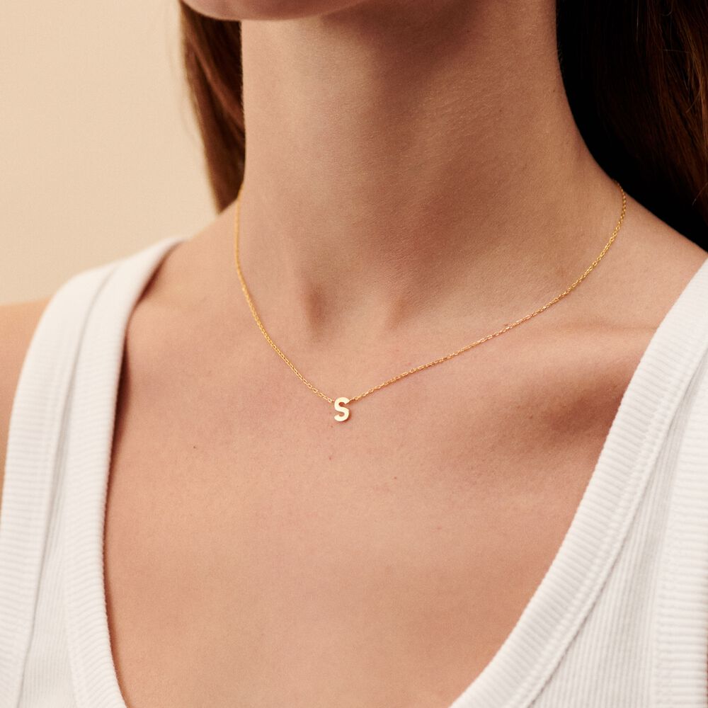 Collier ras du cou ABC - Doré - Colliers fantaisie  | Agatha