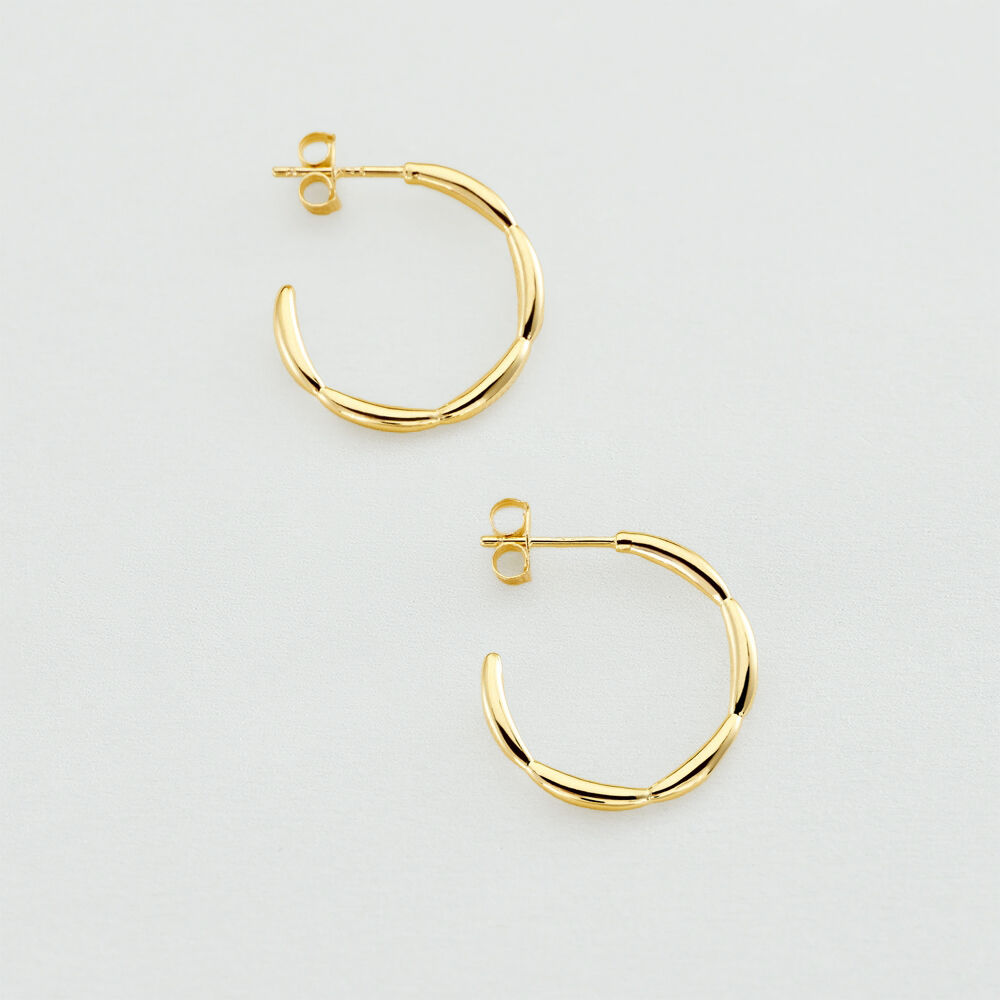 Cr&eacute;oles RADIEUX - Dor&eacute; - Boucles d'oreilles fantaisies  | Agatha