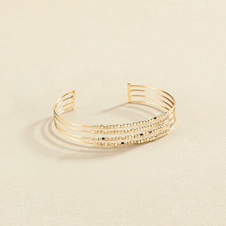 Manchette GOLDEN - Doré - Bracelets  | Agatha
