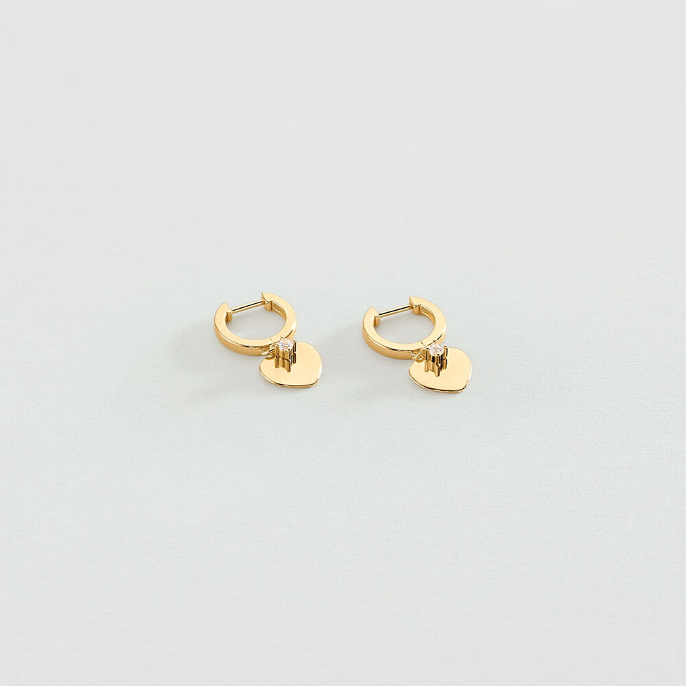Boucles d’oreilles créoles en fleurs stabilisées oranges et bleues, Nila oreille non percée