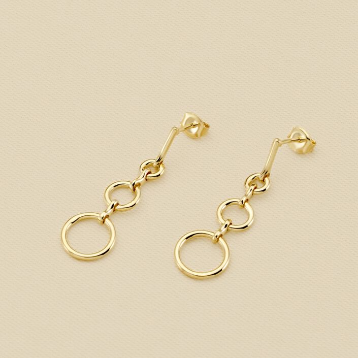 Boucles d'oreilles pendantes PHILRING - Doré - Boucles d'oreilles  | Agatha