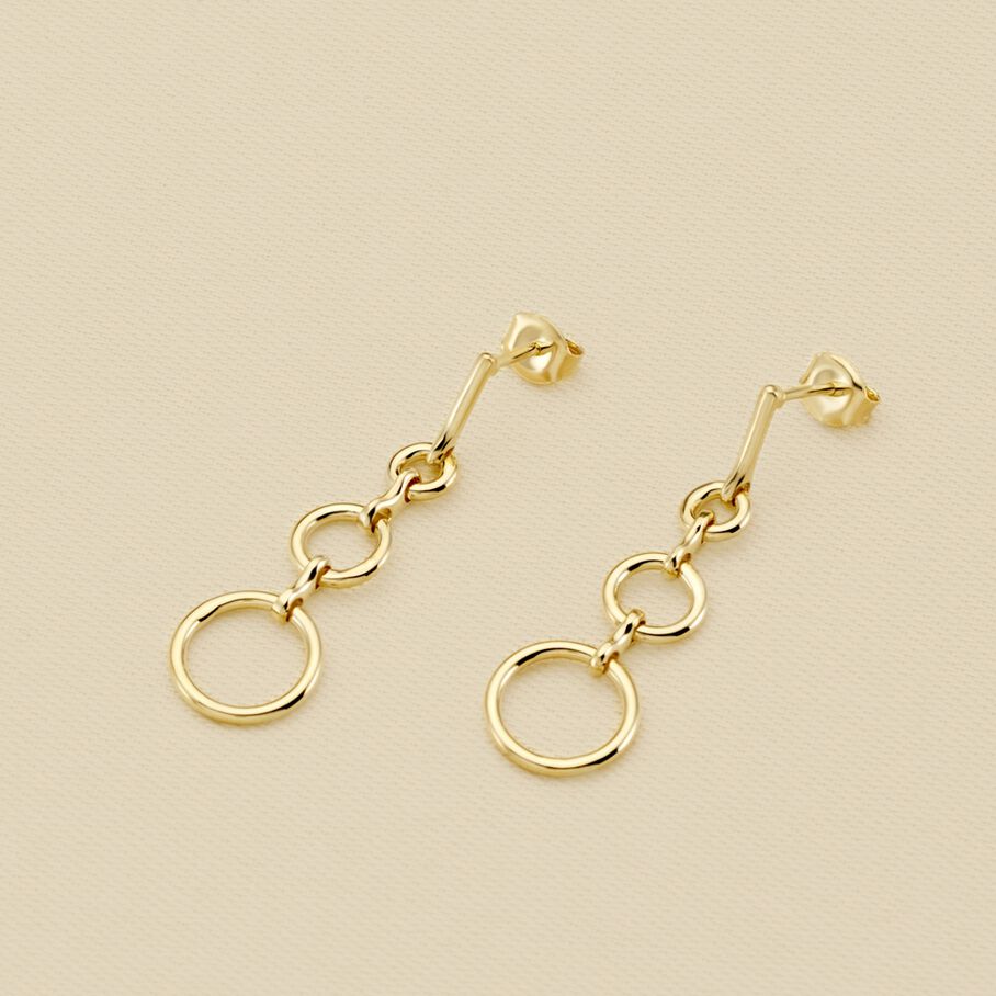 Boucles d'oreilles pendantes PHILRING - Doré - Boucles d'oreilles  | Agatha