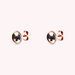 Boucles d'oreilles puces PIBLACK - Noir / Rose - Boucles d'oreilles puces  | Agatha
