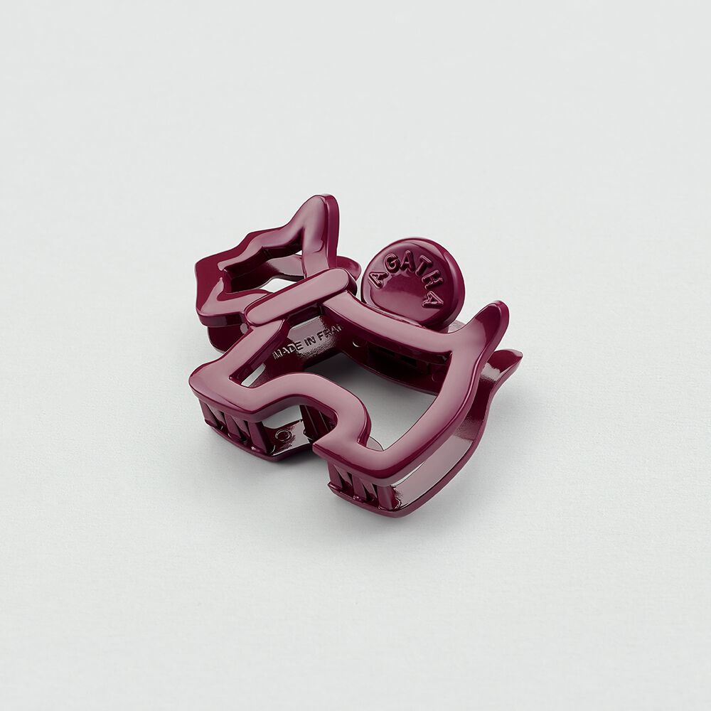 Accessoire cheveux SCOTTISH - Bordeaux - Accessoires bijoux  | Agatha