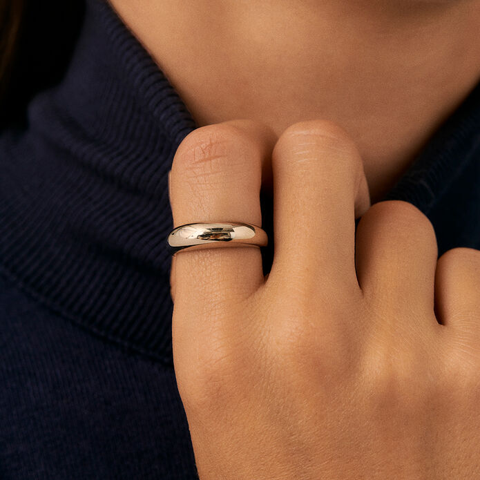 Bague fine LEO - Argenté - Bagues  | Agatha