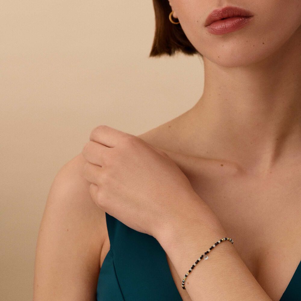 Bracelet souple DIAMONDS - Aigue marine - Bracelets fantaisie  | Agatha