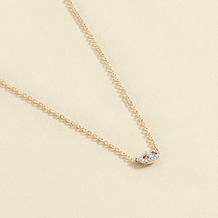 Collier ras du cou ETREINTE - Argenté / Doré - Colliers  | Agatha