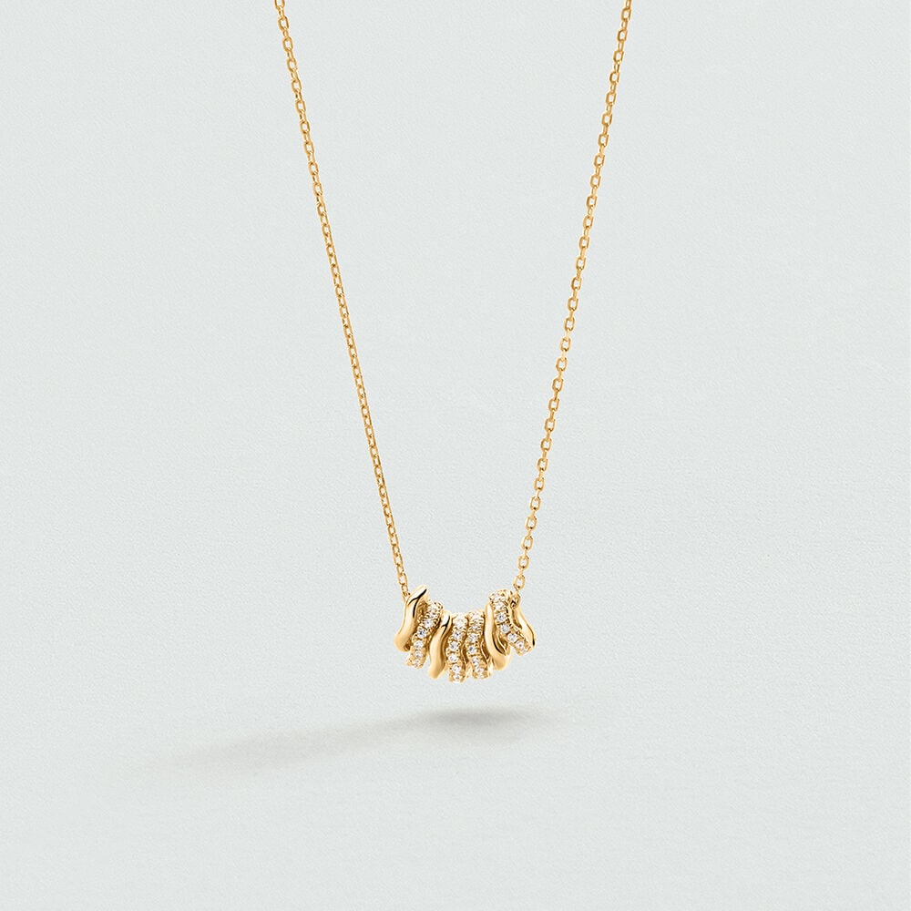 Collier ras du cou DAUPHINE - Cristal / Doré - Colliers ras du cou  | Agatha