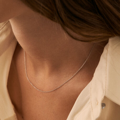 Chaine FORCAT - Argenté - Colliers  | Agatha