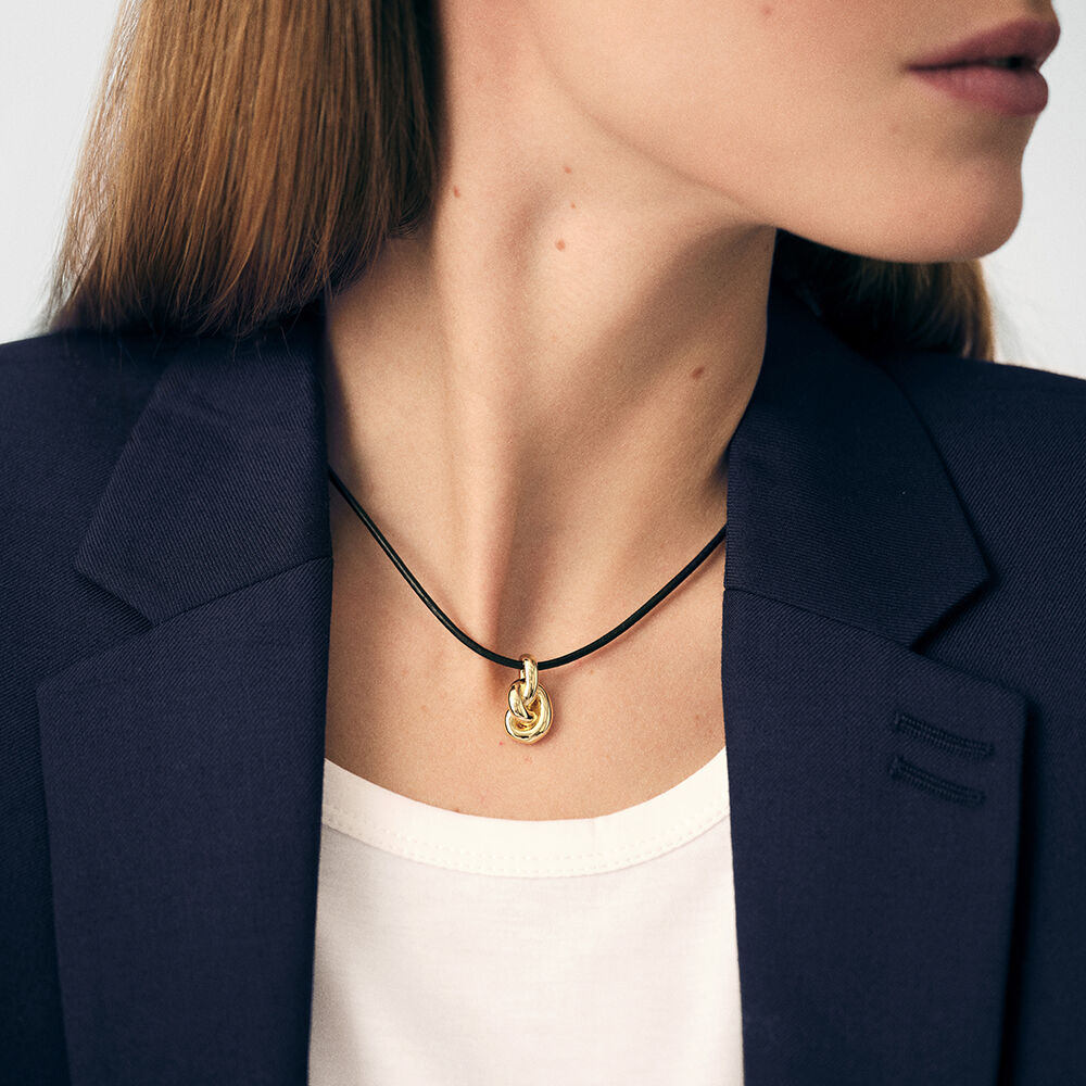 Collier ras du cou LOULOU - Noir / Dor&eacute; - Colliers fantaisie  | Agatha