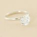 Bague fine DIAMS - Cristal / Argenté - Bagues  | Agatha