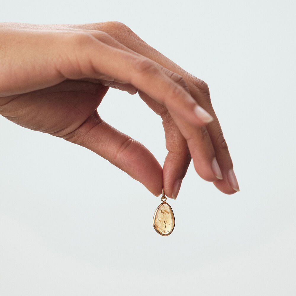 Pendentif PIERRE NATURELLE - Citrine - Autres pierres  | Agatha