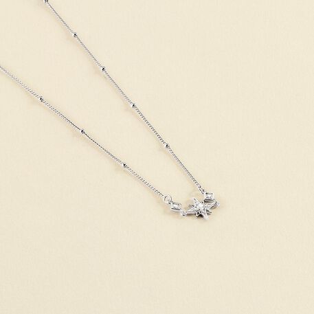 Collier ras du cou OURSE - Cristal / Argenté - Colliers  | Agatha
