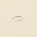 Bague fine BELOVED - Cristal / Argenté - Bagues  | Agatha