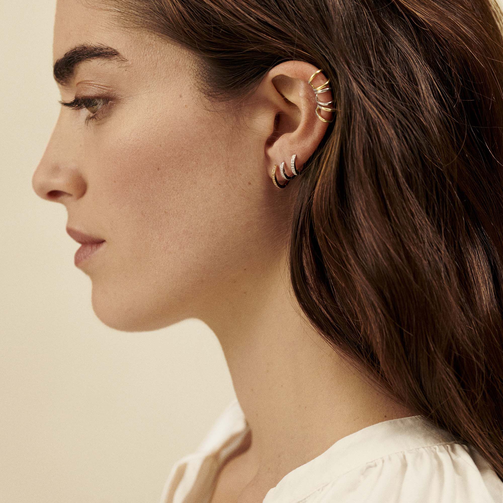 Faux cuff earrings sale