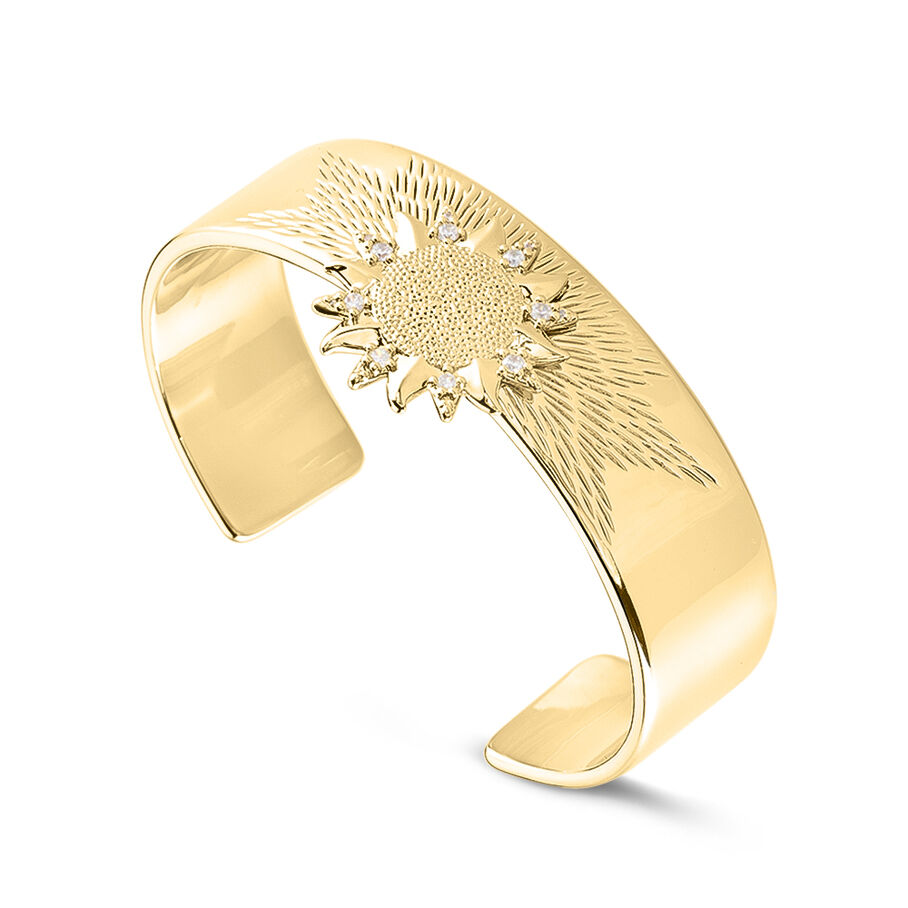 Manchette BIGBANG - Cristal / Doré - Bracelets  | Agatha