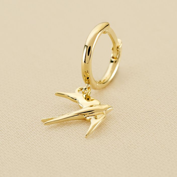 Piercing créole BIRDY - Doré - Piercings  | Agatha