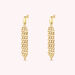 Boucles d'oreilles pendantes MINUIT - Doré - Boucles d'oreilles  | Agatha