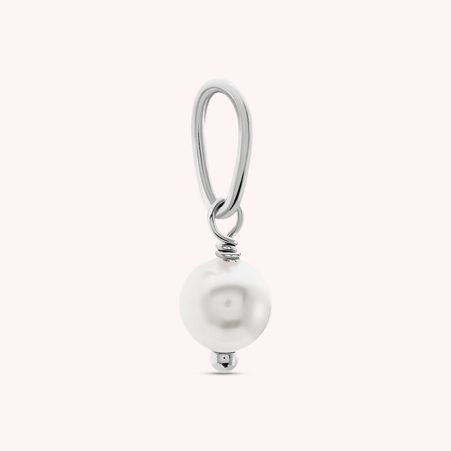 Pendentif PERLE - Perle / Argenté - Bijoux  | Agatha