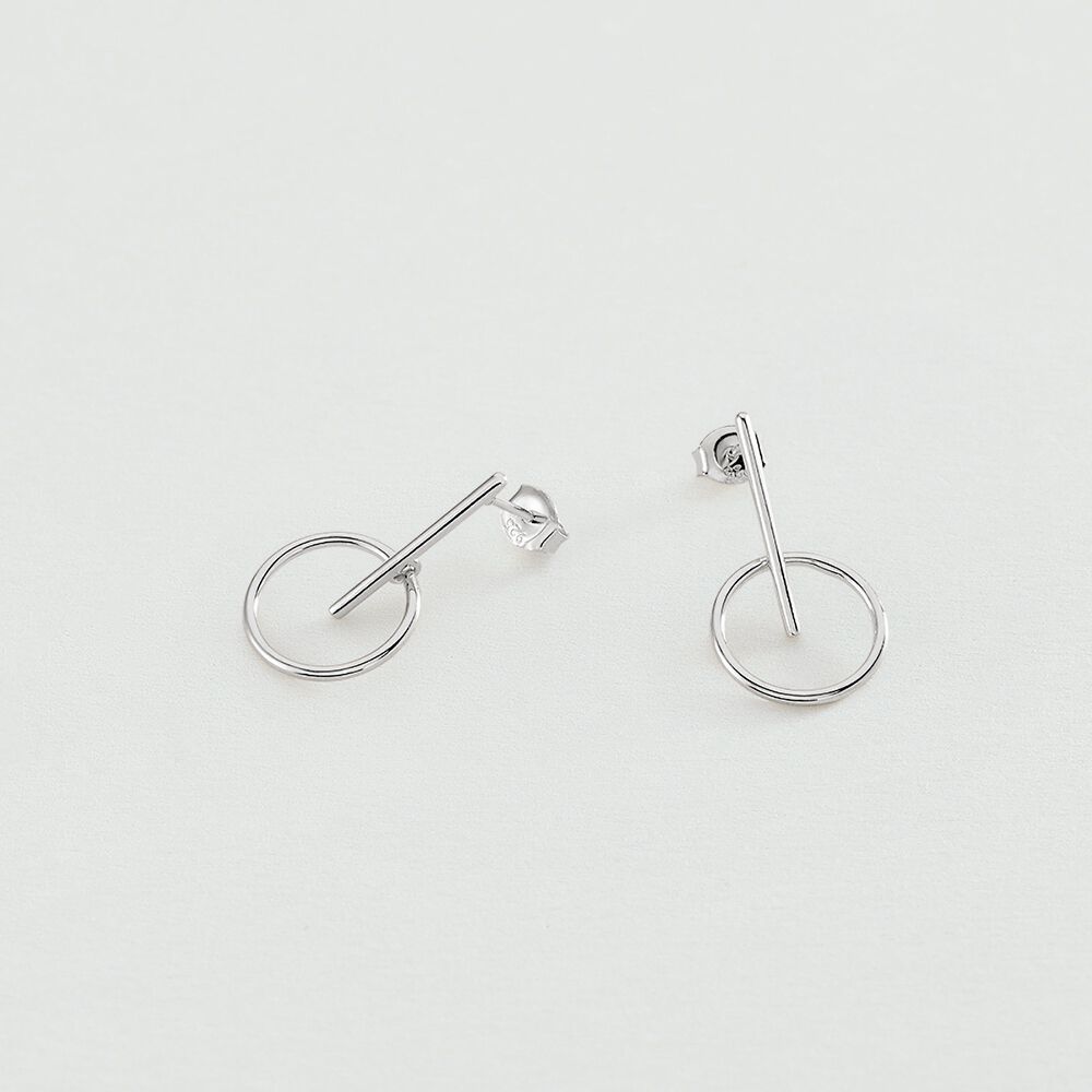 Boucles d'oreilles pendantes PHILRING - Argenté - Boucles d'oreilles fantaisies  | Agatha