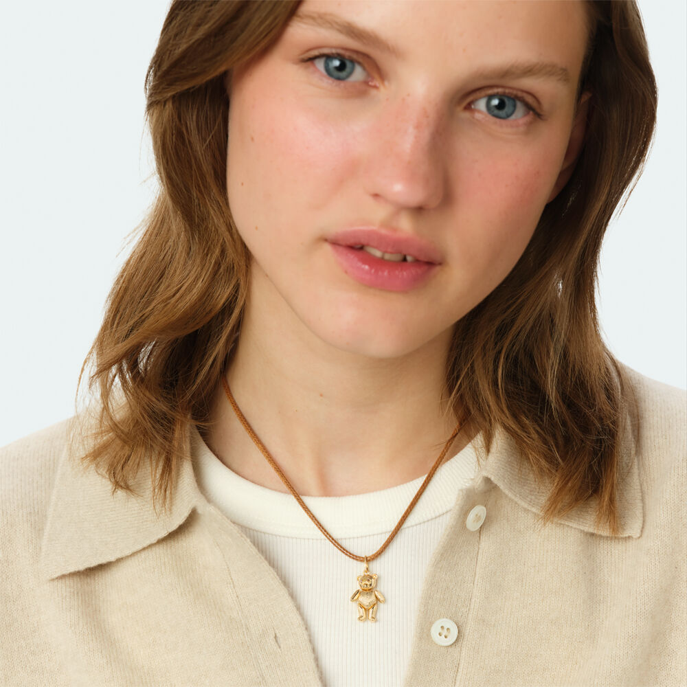 Pendentif OURS - Marron / Dor&eacute; - Nouveaut&eacute;s  | Agatha