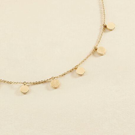 Collier ras du cou GOLDEN - Doré - Colliers  | Agatha