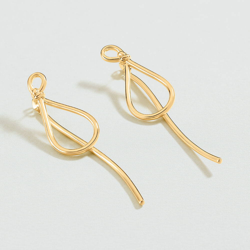 Boucles d'oreilles pendantes MAUDE - Doré - Boucles d'oreilles fantaisies  | Agatha