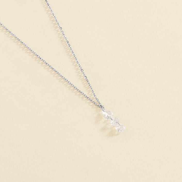 Collier ras du cou PETILLE - Cristal / Argenté - Colliers  | Agatha
