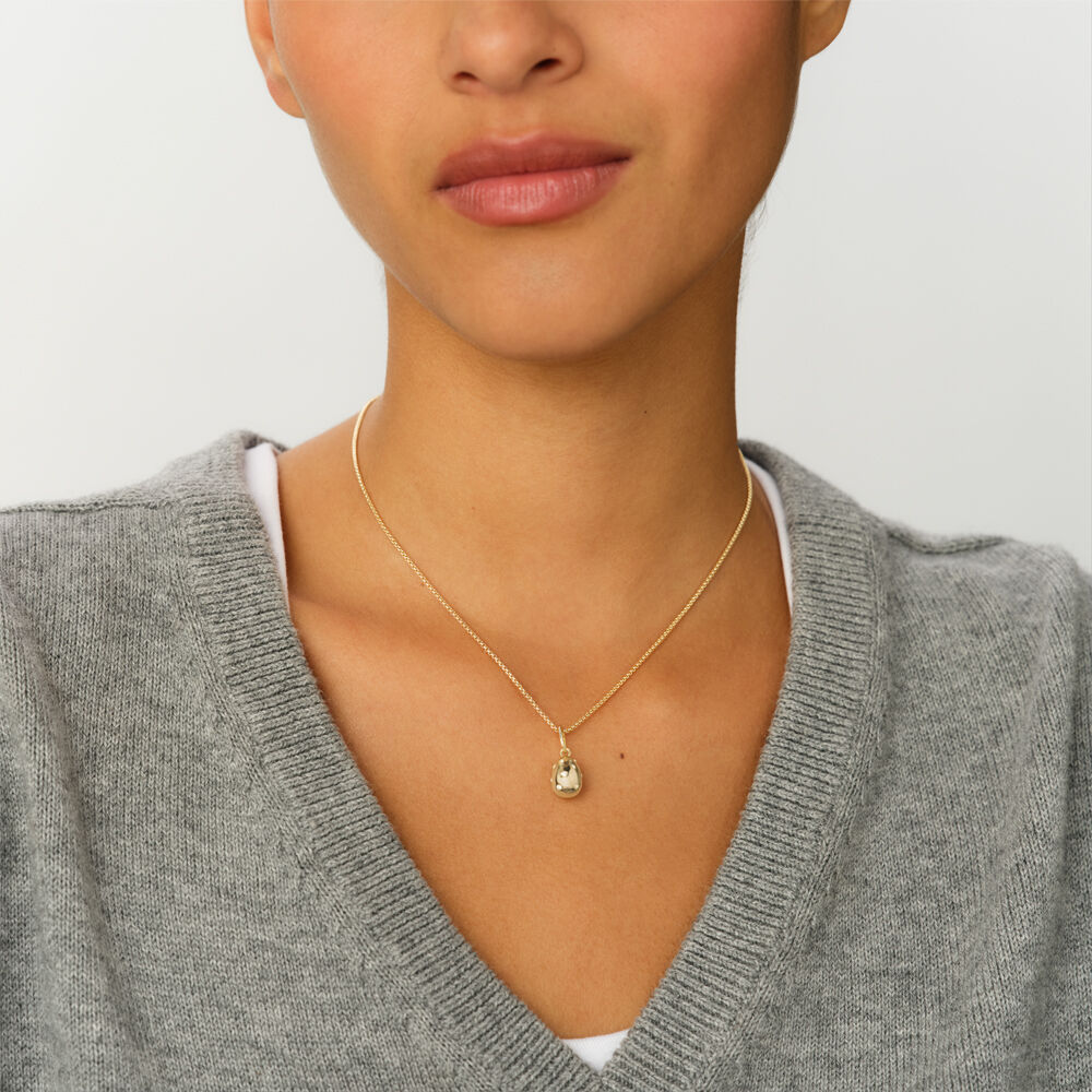 Pendentif OEUF PAVE - Cristal / Dor&eacute; - Nouveaut&eacute;s  | Agatha