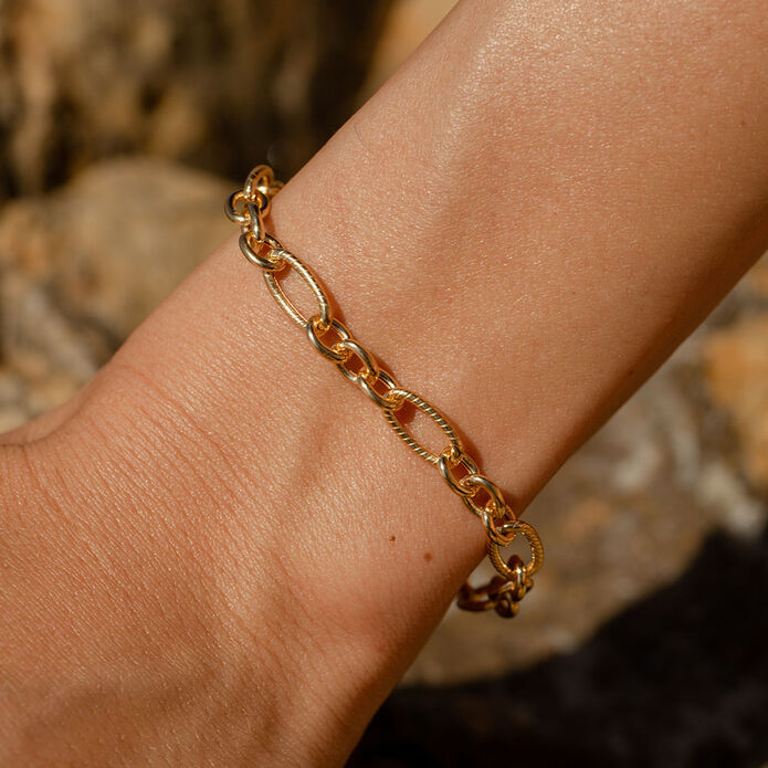 Bracelet souple ARGENT - Doré - Bracelets  | Agatha
