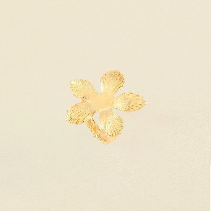 Bague large BLOOM - Doré - Bagues  | Agatha
