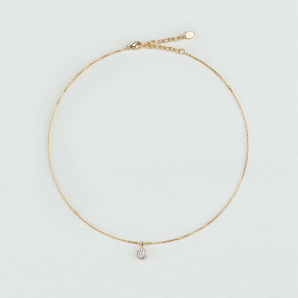 Collier ras du cou CRYSTAL - Cristal / Dor&eacute; - Colliers fantaisie  | Agatha