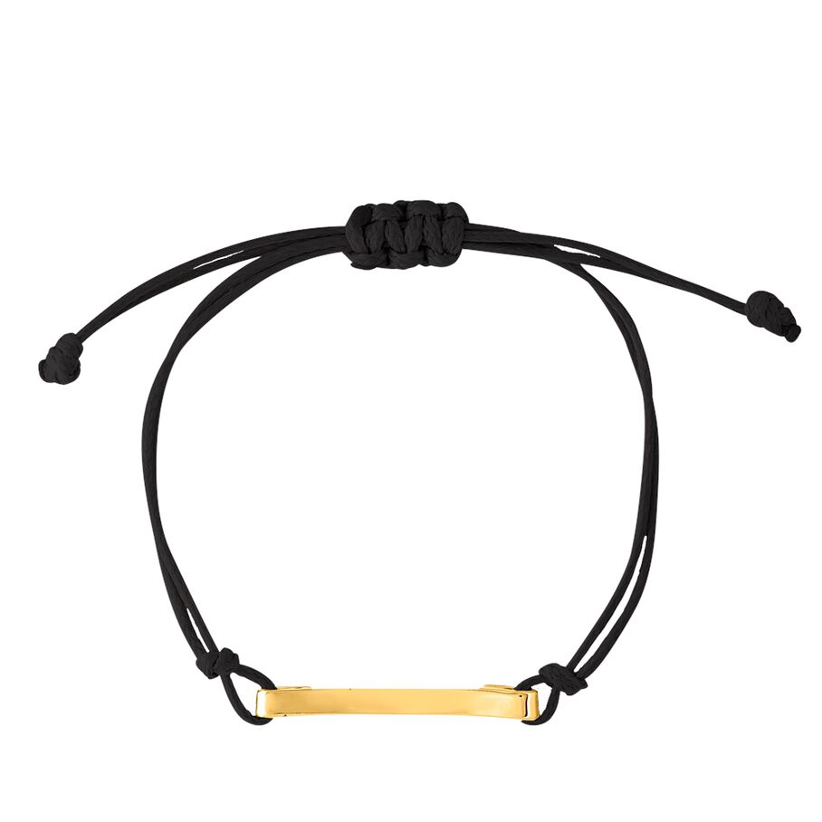Bracelet cordon CORDONLY - Noir - Bracelets  | Agatha