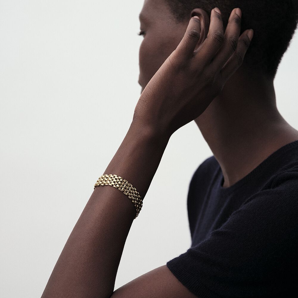 Bracelet souple MINUIT - Doré - Bracelets fantaisie  | Agatha
