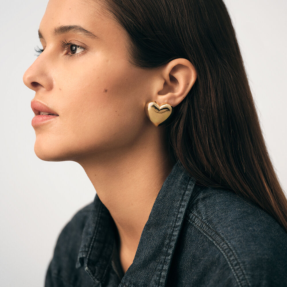Boucles d'oreilles pendantes DESIREE - Doré - Boucles d'oreilles fantaisies  | Agatha