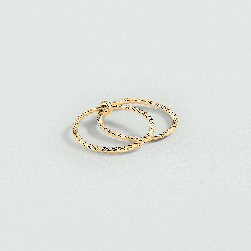 Bague fine ADELE - Dor&eacute; - Bagues fantaisie  | Agatha