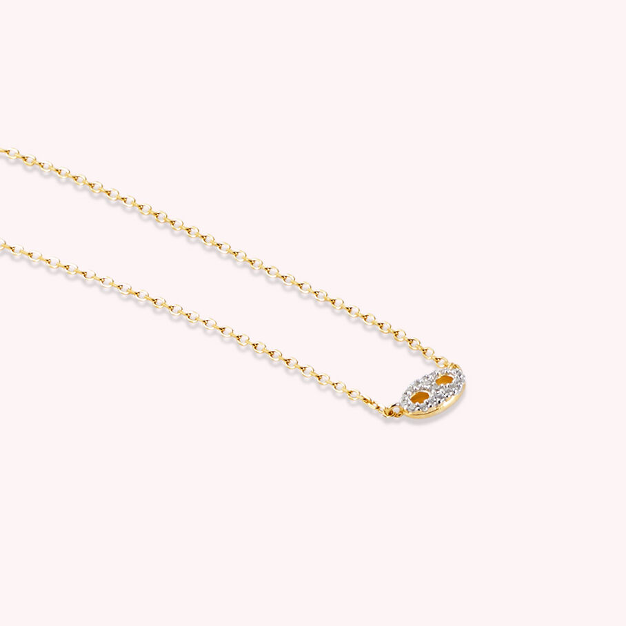 Collier ras du cou ETREINTE - Argenté / Doré - Colliers  | Agatha