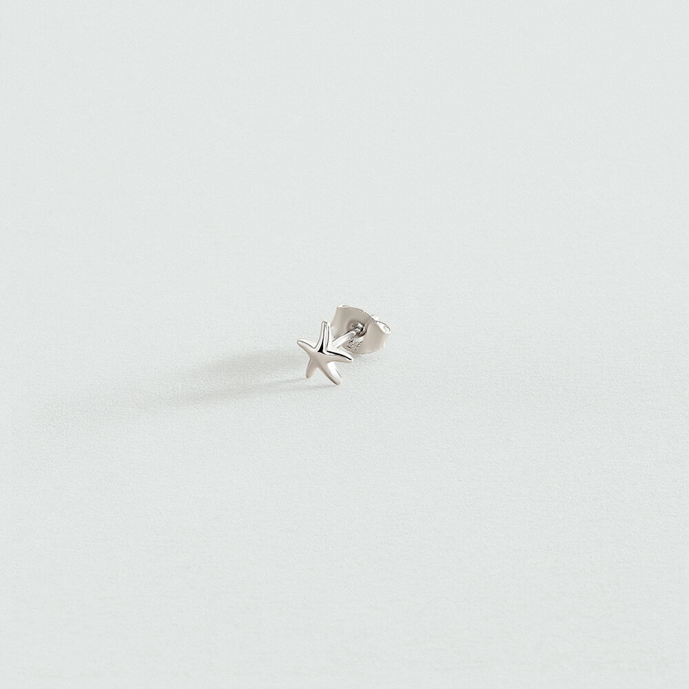 Piercing puce ESTREMAR - Argenté - Bijoux sans pierre  | Agatha